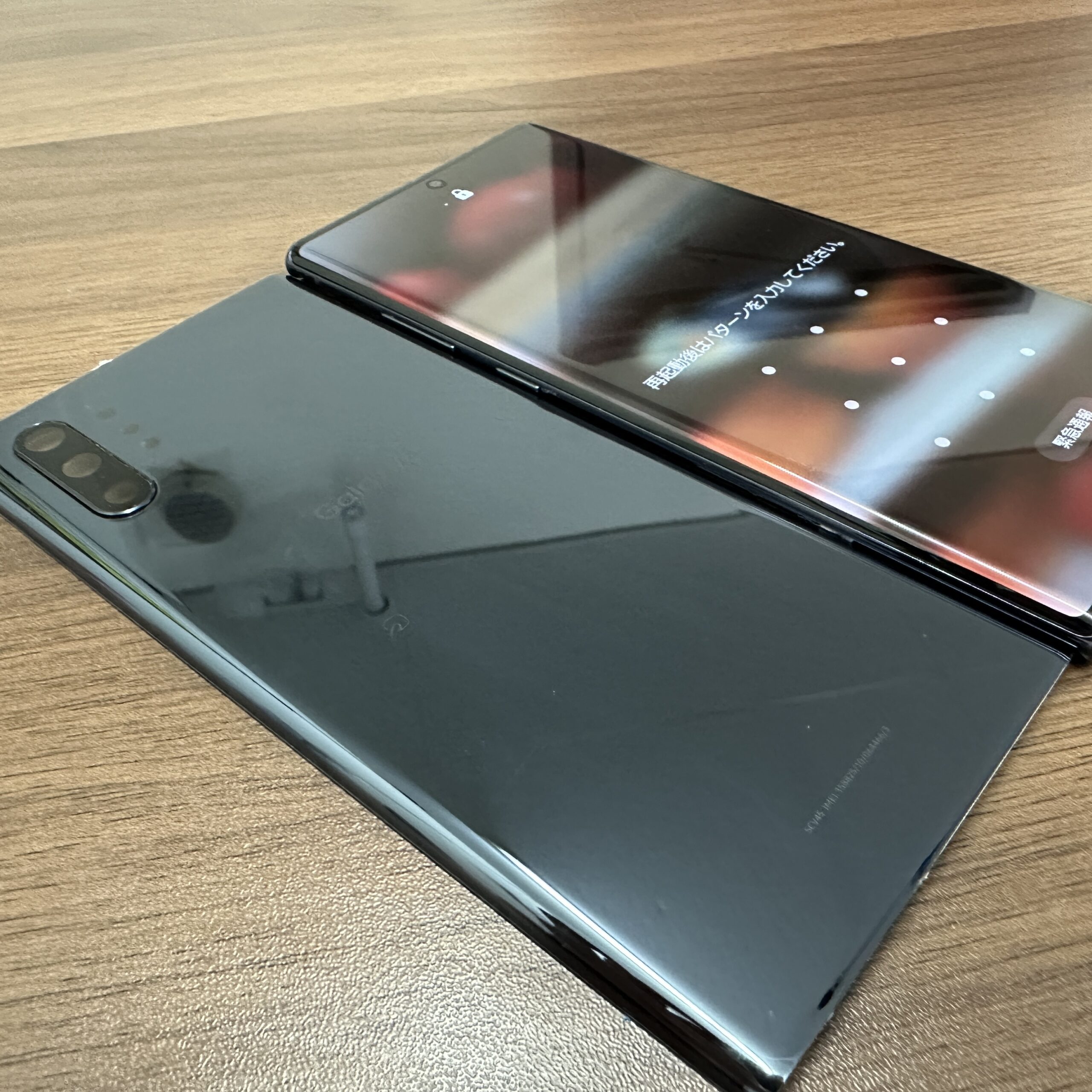 Samsung Galaxy Note 10 割れあり Galaxy Note 10+ ガラスと液晶が割れてタッチが効かない【即日